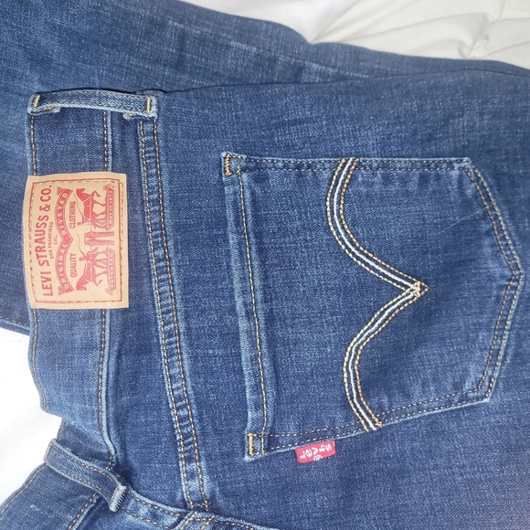 Levis Classic Bootcut Blue Denim Jeans Sz.6 - Picture 4 of 5